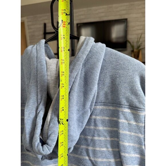 Vineyard Vines Blue White Pullover Washed Striped Hoodie Shep Shirt Mens Size M - Picture 5 of 7